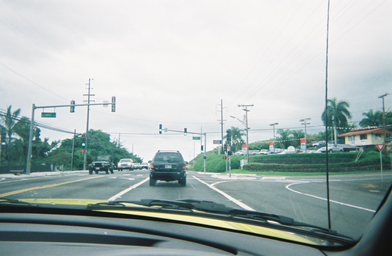 scene from a yellow mustang