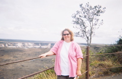 me with volcano