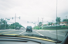 scene from a yellow mustang