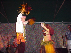 david and hula girl